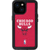 NBA Chicago Bulls Red Distressed iPhone 15 Waterproof Case